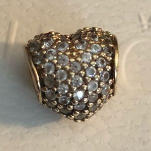 Pandora Gold Heart Charm